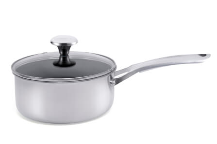 หม้อด้าม CORELLE DURANANO รุ่น CBD202 18 ซม. สีเงิน_0